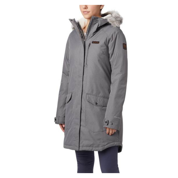 Columbia Women Suttle Mountain Parka City Gray Plus Size 3X - Picture 1 of 1